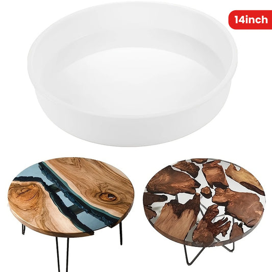 Qu Gofang Resin Molds Silicone Epoxy Table Mold