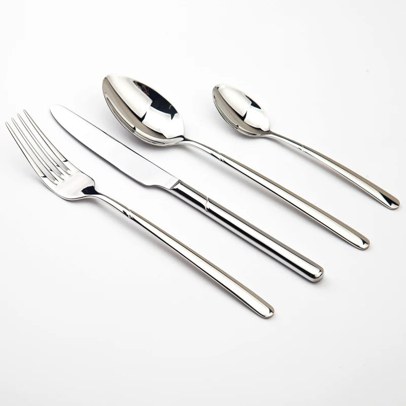 Cozy Zone 24Pcs Stainless Steel Cutlery Set