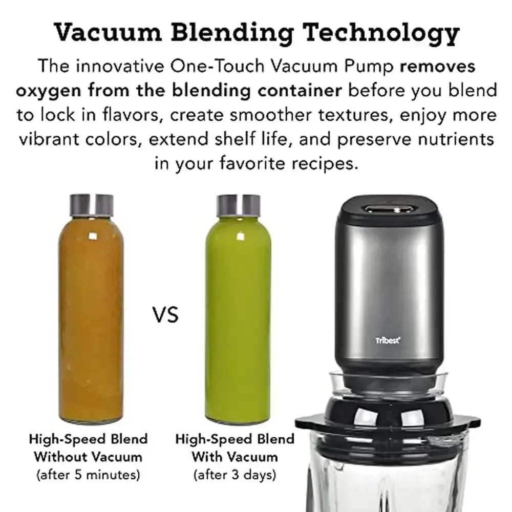 XMSJ Glass Personal Vacuum Blender PBG5001A With 2 Modes