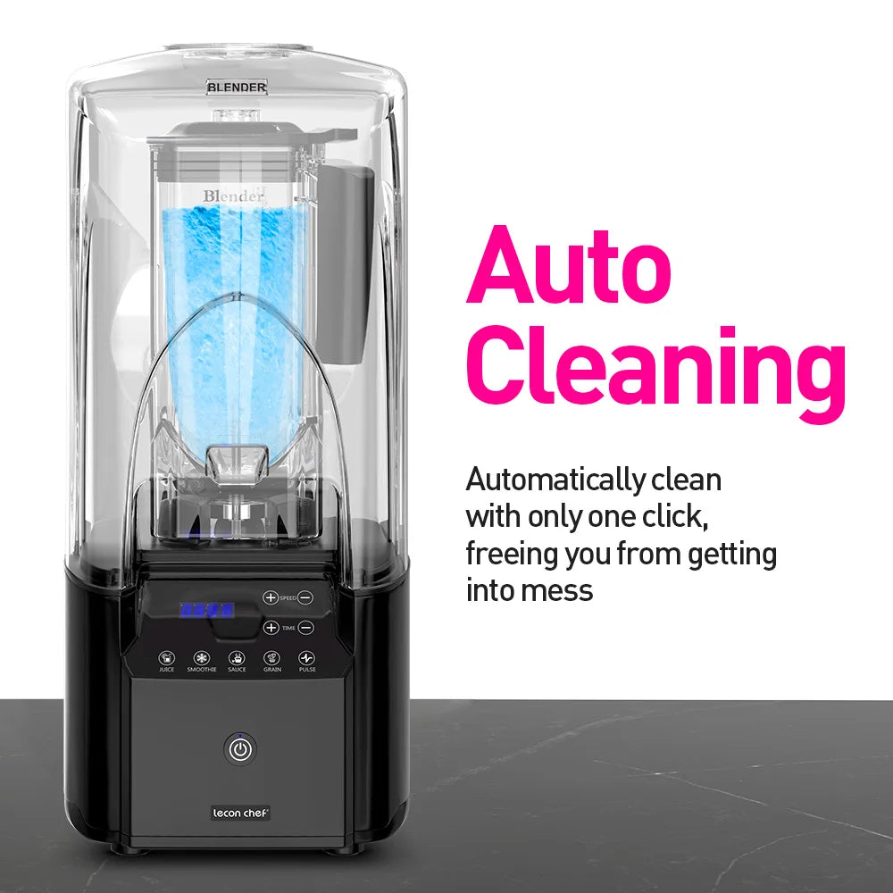 Lecon Chef Commercial Quiet Shield Blender 2200W