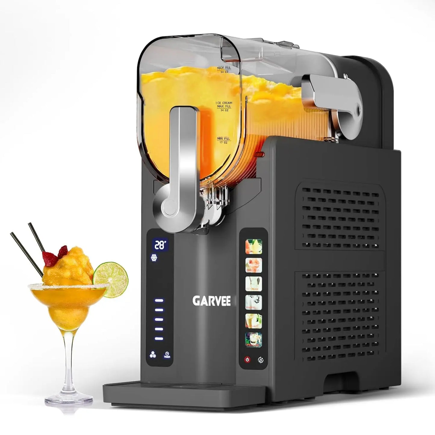 Acekool Slushie Machine for Home With LED Display and Programs