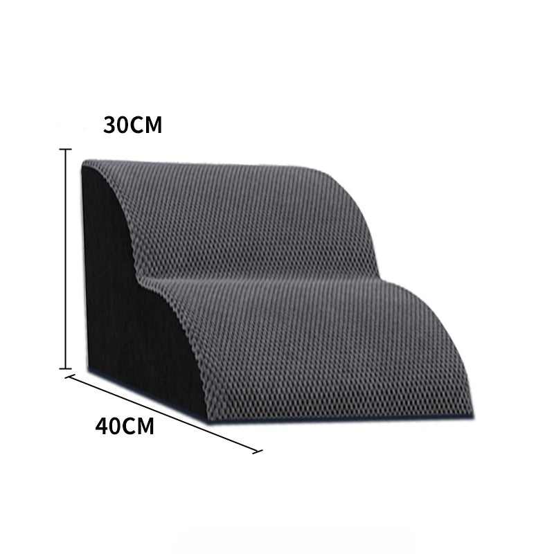 Dog Door 2/3 Step Pet Ramp With Memory Foam