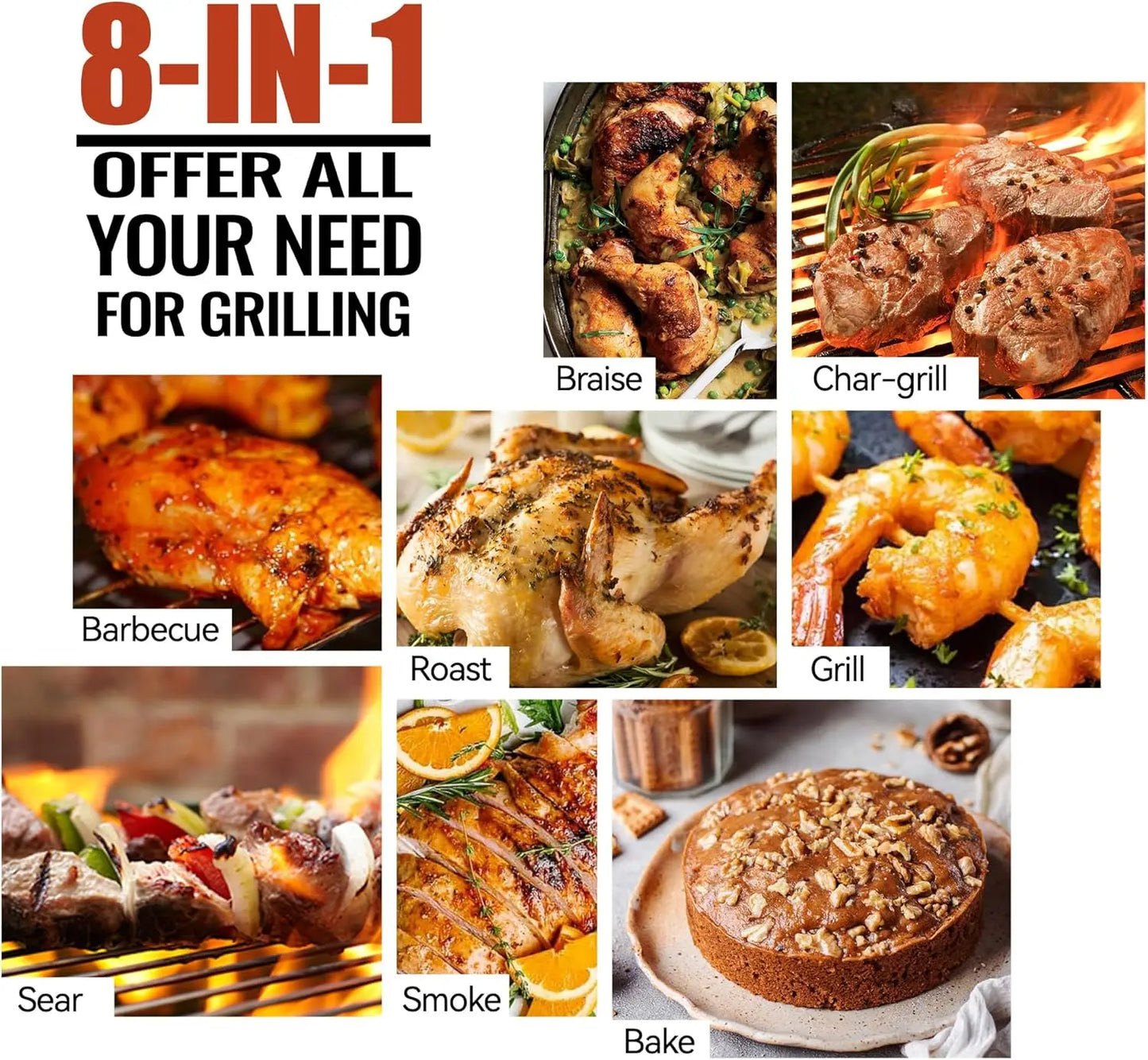 Wood Pellet Grill Smoker With PID Control Rain Cover