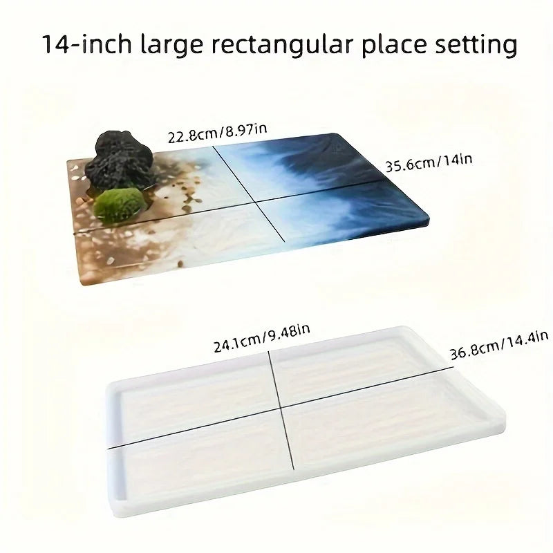 Qu Gofang Silicone Mold Resin Art Board Rectangular