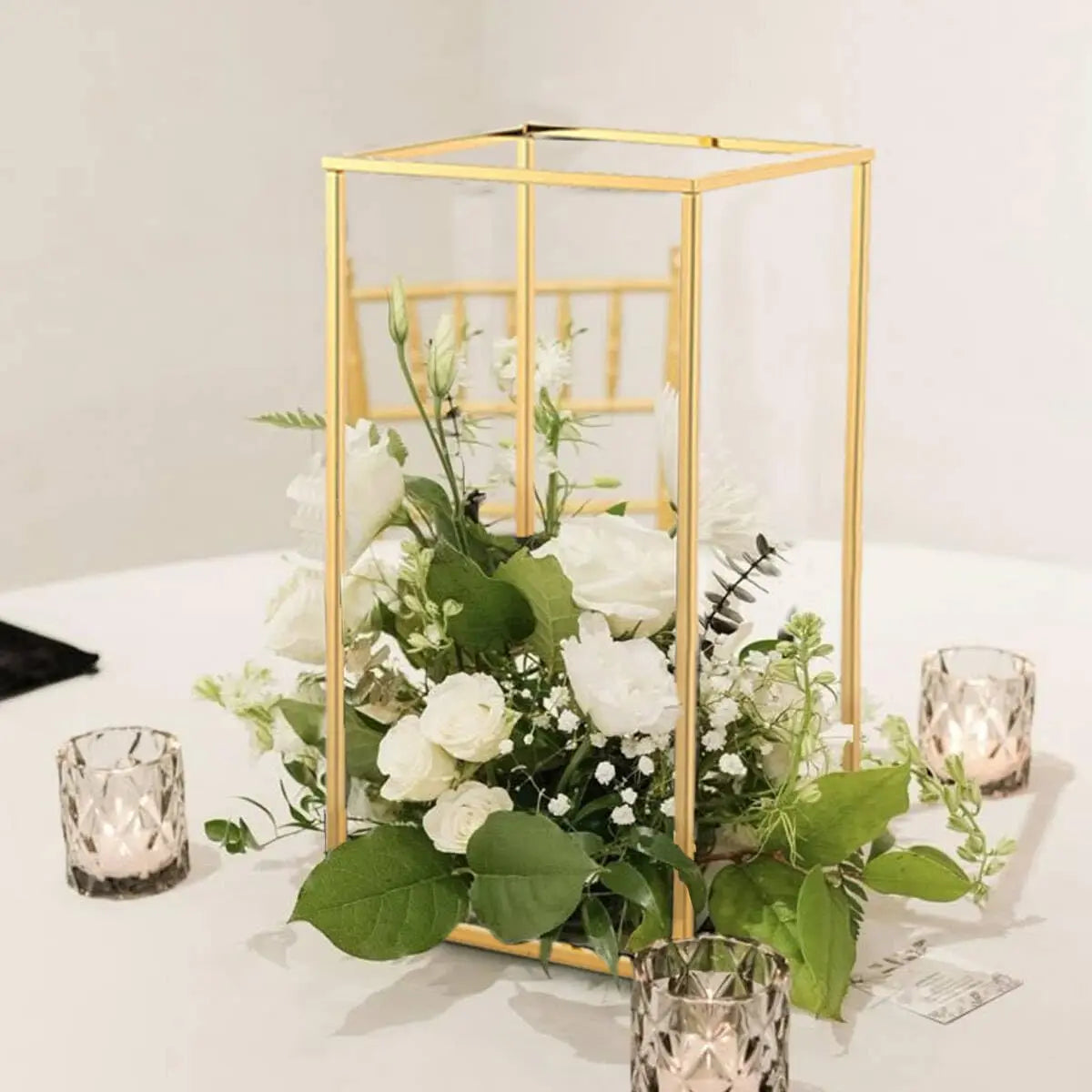 Wedding Table Centerpiece Metal Flower Vase for Birthday Party