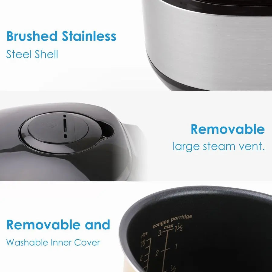 XMSJ Rice Cooker And Slow Cooker Multi Cooker With Steamer