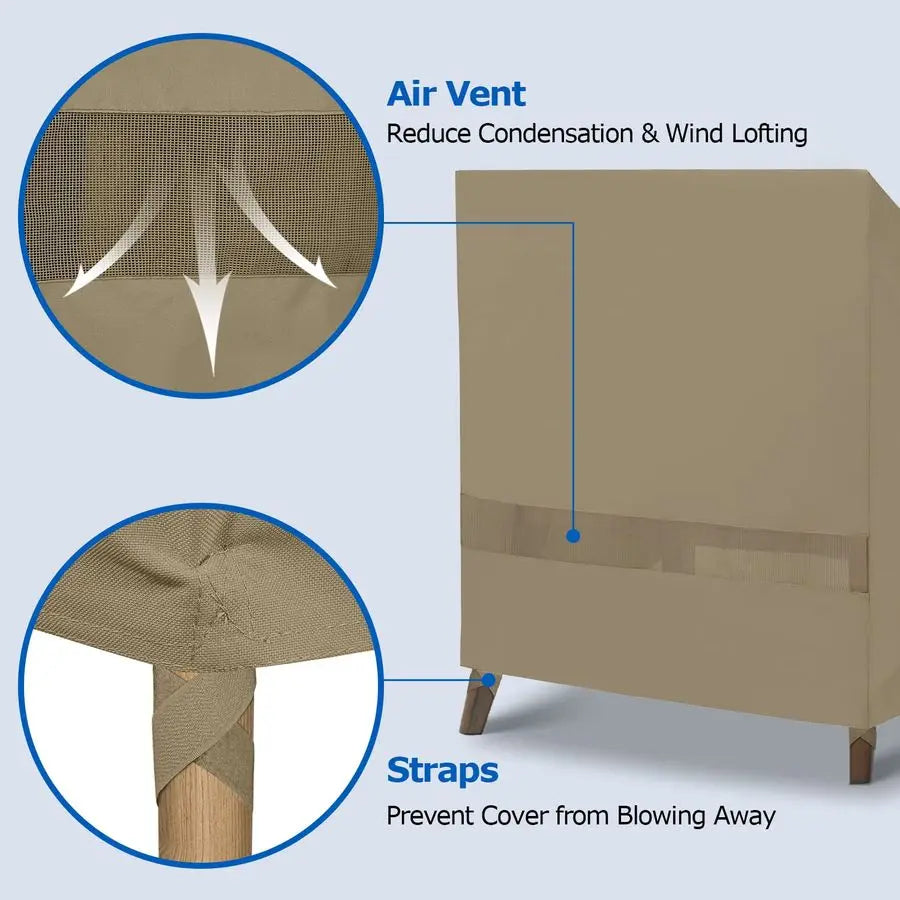 Heavy Duty Waterproof Outdoor Chair Covers For Patio Furniture