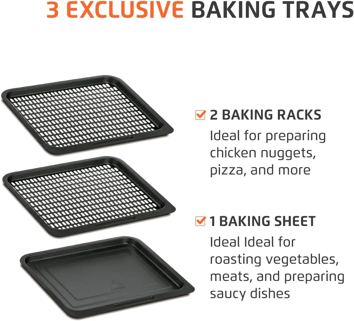 Mondial Air Fryer Oven 1800W Touchscreen Auto Shut Off