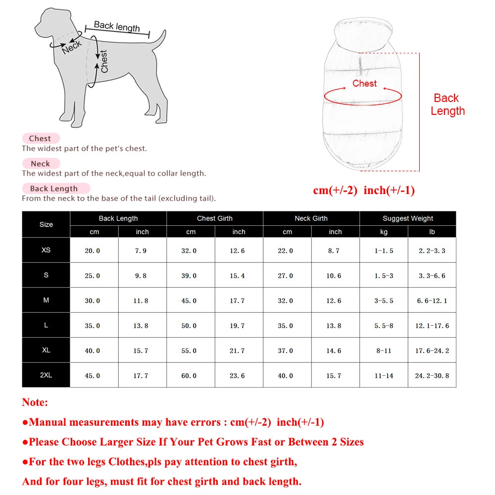 Holapet Reversible Reflective Warm Fleece Dog Coat For Small Dogs Yorkie Pug Chihuahua French Bulldog