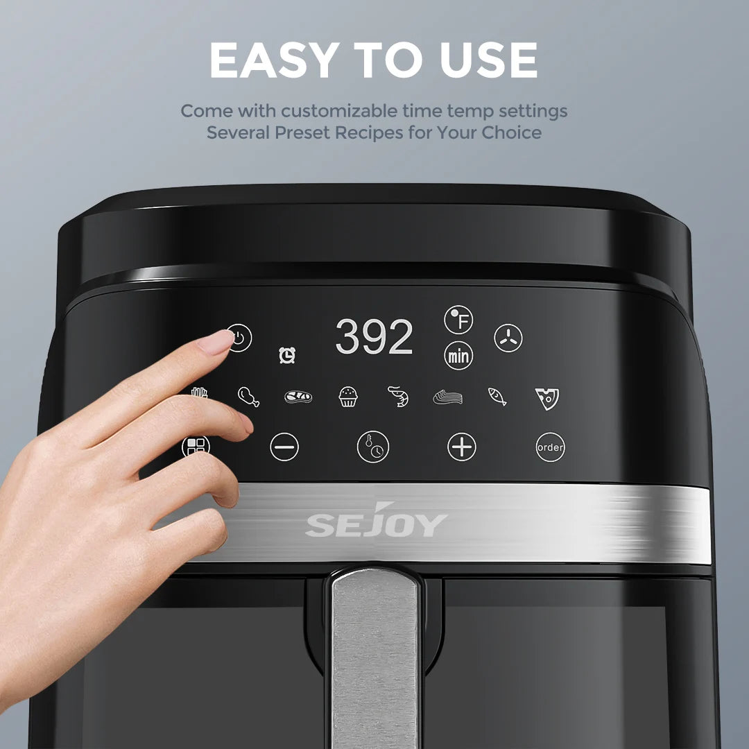 Sejoy Air Fryer 8 In 1 6L Electric Oven