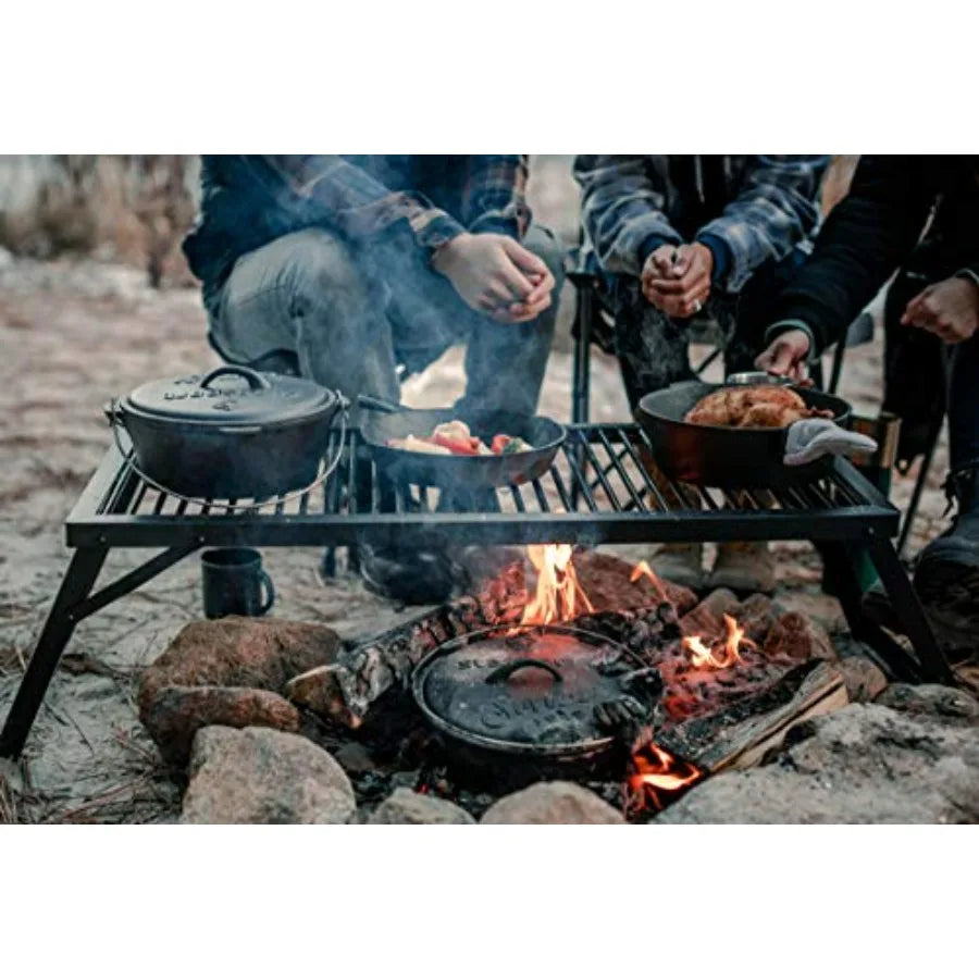 Stansport PreSeasoned Cast Iron Cook Set 6 Piece Kit