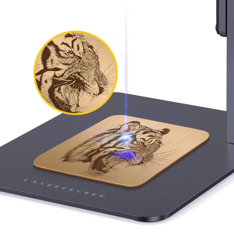 LaserPecker 2 Portable Laser Engraver for Intricate Woodworking Projects Prototyping