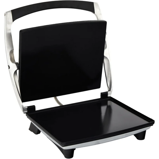 IMUSA Stainless Steel Panini Press Sandwich Maker Ceramic Nonstick Plates