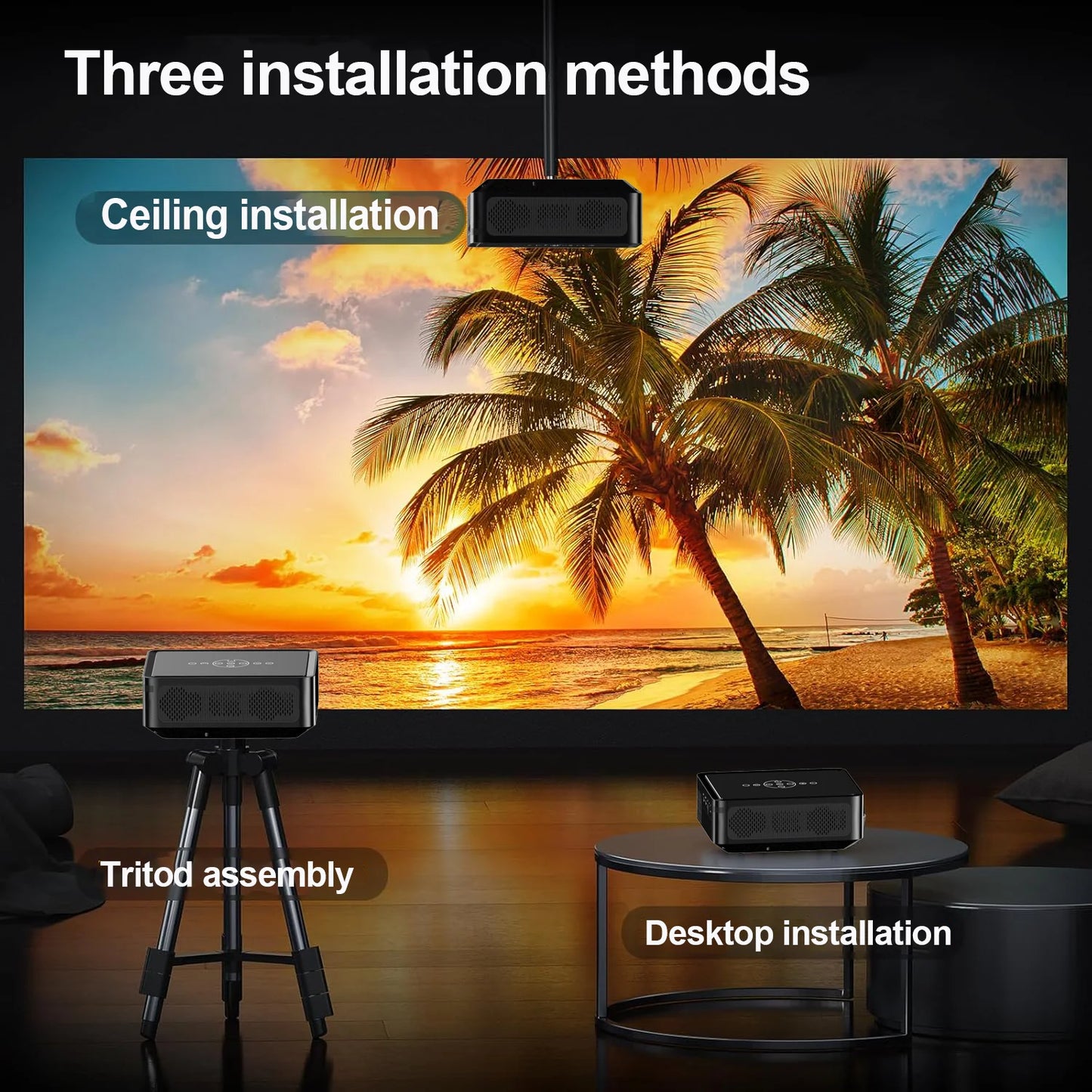 XNANOB X1 T972 4K Smart Projector Android 9 Quad Core