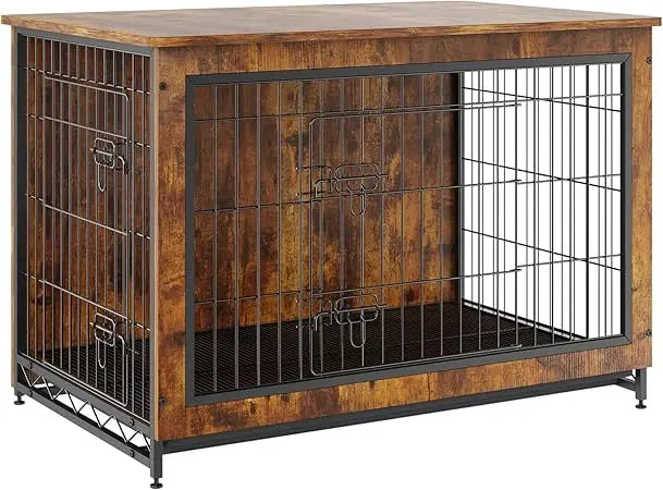 Masterpiece Dog Crate Furniture Heavy Duty End Table Double Doors