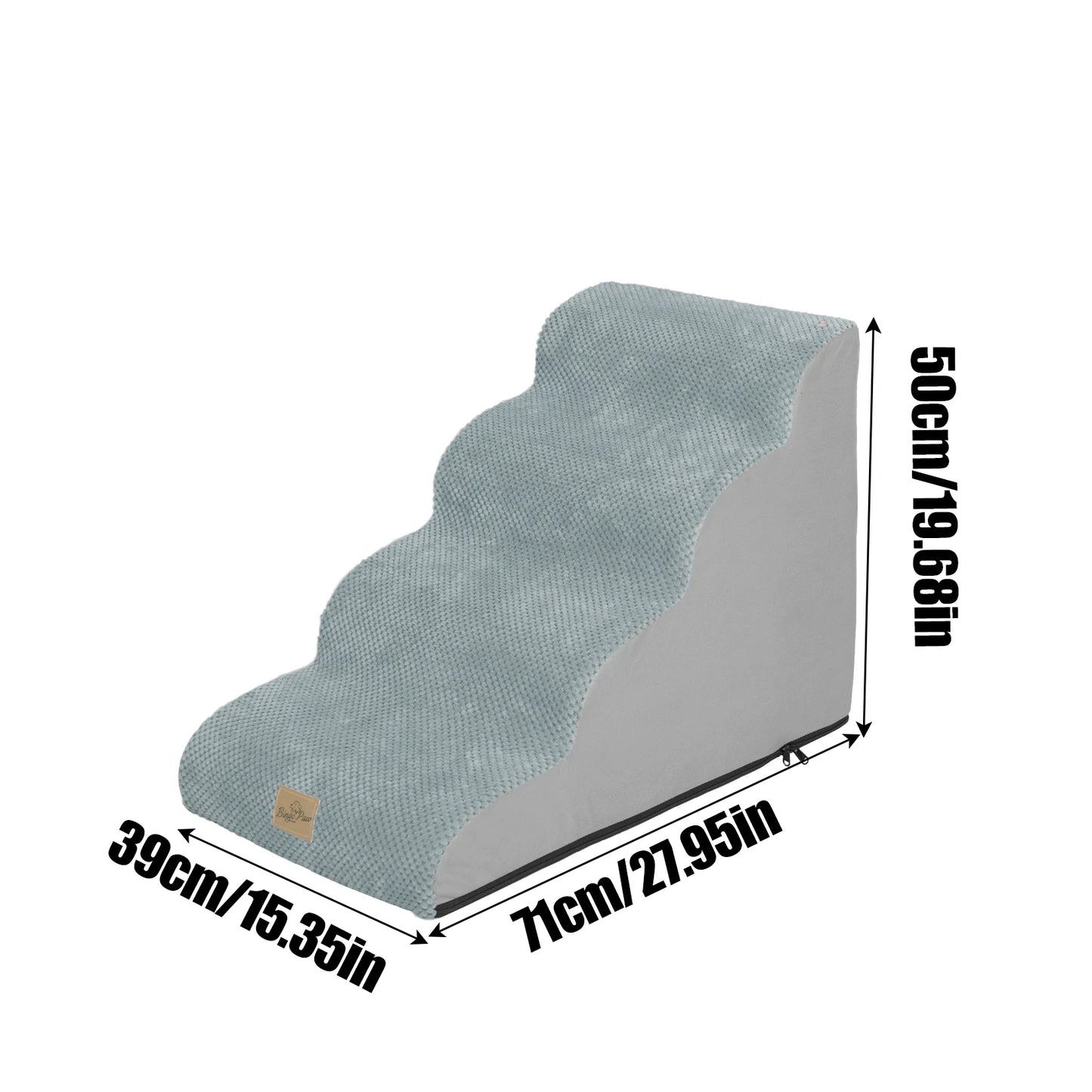 Dog Door Pet Stairs For High Beds And Sofas With High Density Foam And Washable Cover