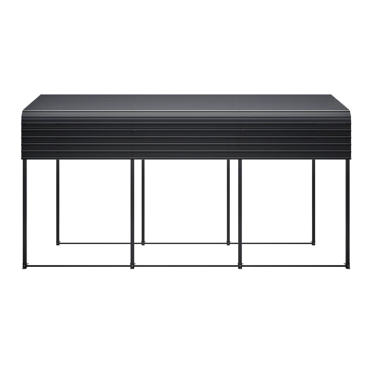 LZBEITEM 13x20 Car Ports Heavy Duty-Prefab Metal Carport with Galvanized Steel Roof Steel Carport Kits Outdoor with Metal Roof