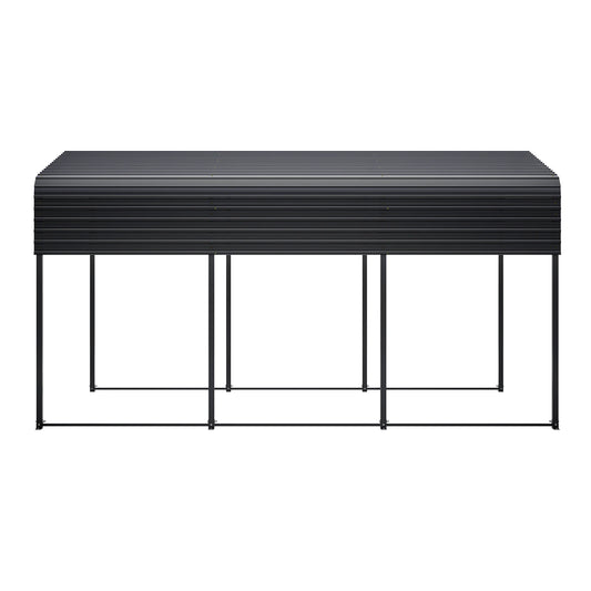 LZBEITEM 13x20 Car Ports Heavy Duty-Prefab Metal Carport with Galvanized Steel Roof Steel Carport Kits Outdoor with Metal Roof