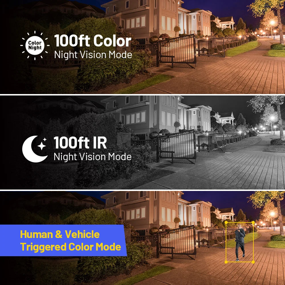 ANNKE Smart Dual-Light HD POE Video Security System 16CH 12MP NVR H.265+ With 12X 12MP Weatherproof Surveillance IP Cameras