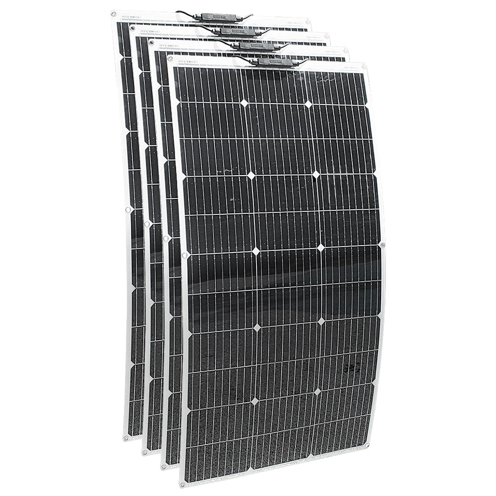 ASUNERGE 400W Durable Waterproof Monocrystalline Solar Panel Kit SystemBundleProPlus