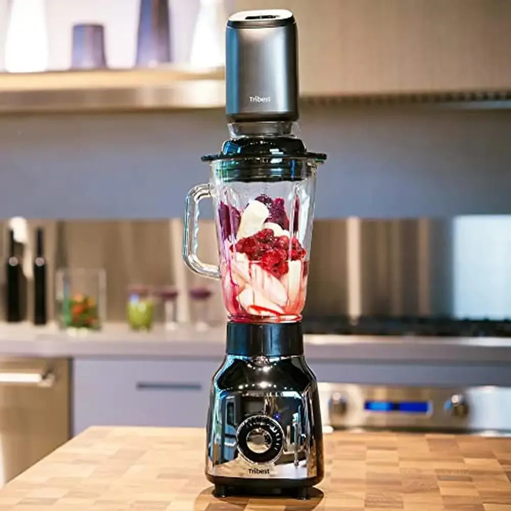 XMSJ Glass Personal Vacuum Blender PBG5001A With 2 Modes