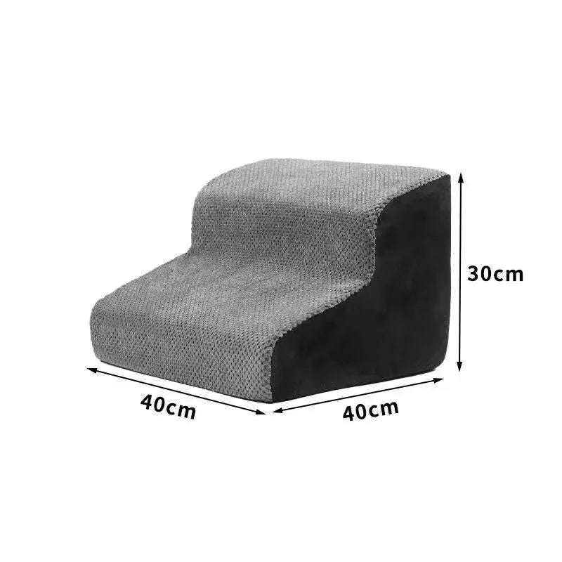 Dog Door 2/3 Step Pet Ramp Memory Foam