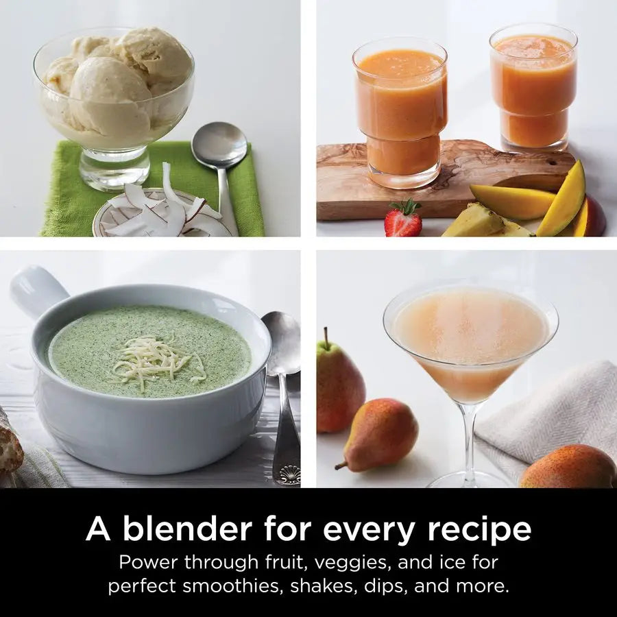 XMSJ Professional 1000W Blender With Total Crushing Technology For Smoothies Ice And Frozen Fruit
