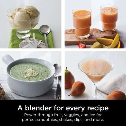 XMSJ Professional 1000W Blender With Total Crushing Technology For Smoothies Ice And Frozen Fruit