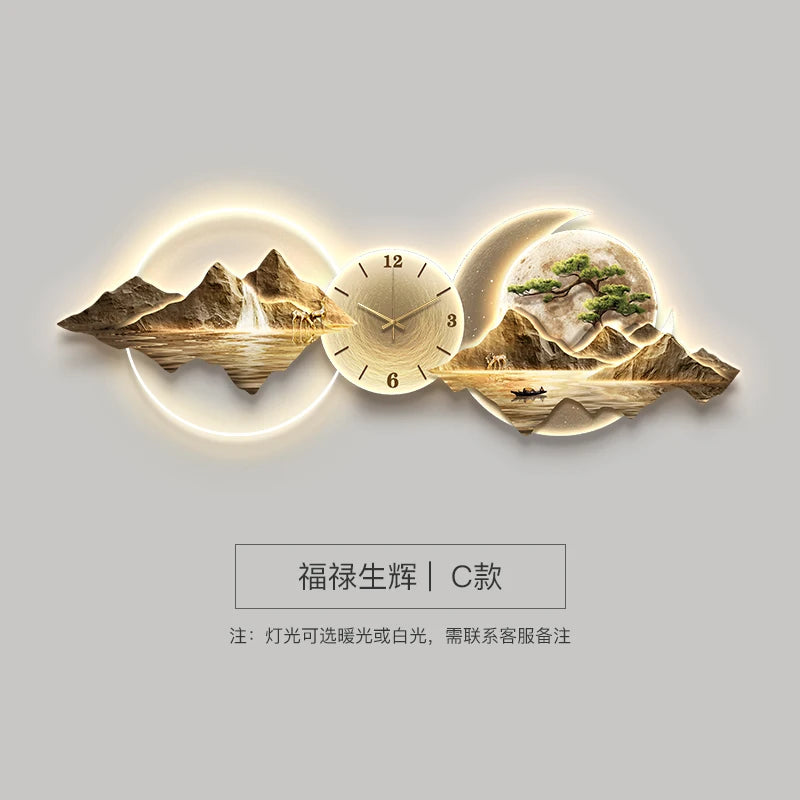 Luxury Minimalist Wall Clock Muraart For Living Room And Kitchen