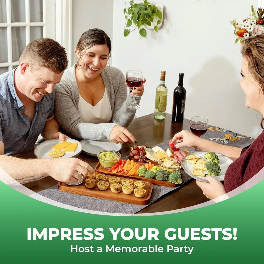High-Concerned Acacia Wood Serving Trays