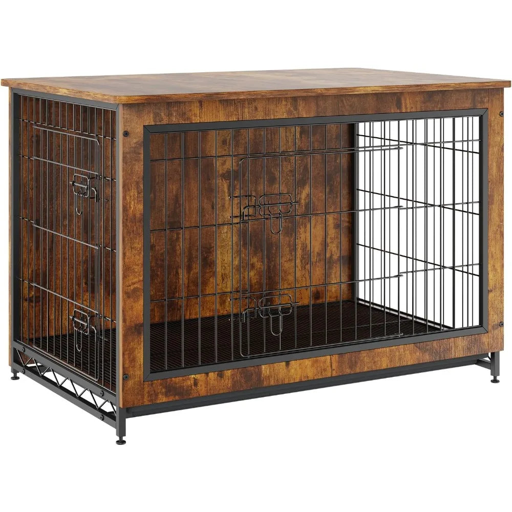 Masterpiece Dog Crate Furniture Heavy Duty End Table Double Doors