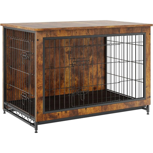 Masterpiece Dog Crate Furniture Heavy Duty End Table Double Doors