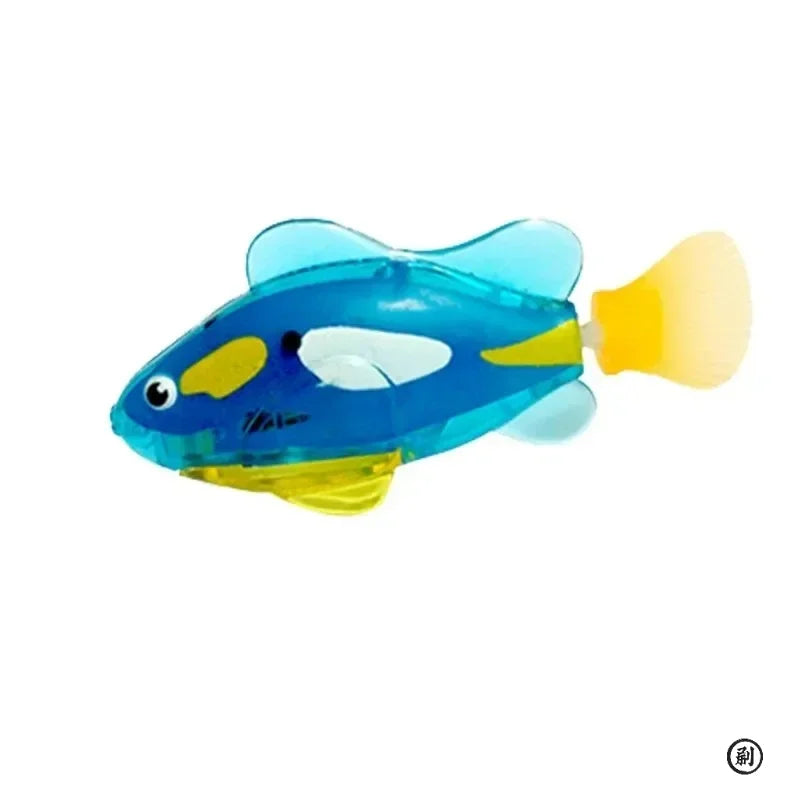 Cat Toy LED Inductive Interactive Swimming Robot Fish Glowing KittenHuntingInstinct