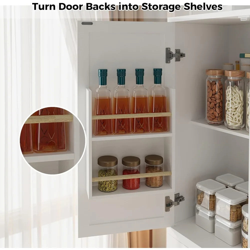 Cupboa Kitchen Pantry Storage Cabinet With Six Doors