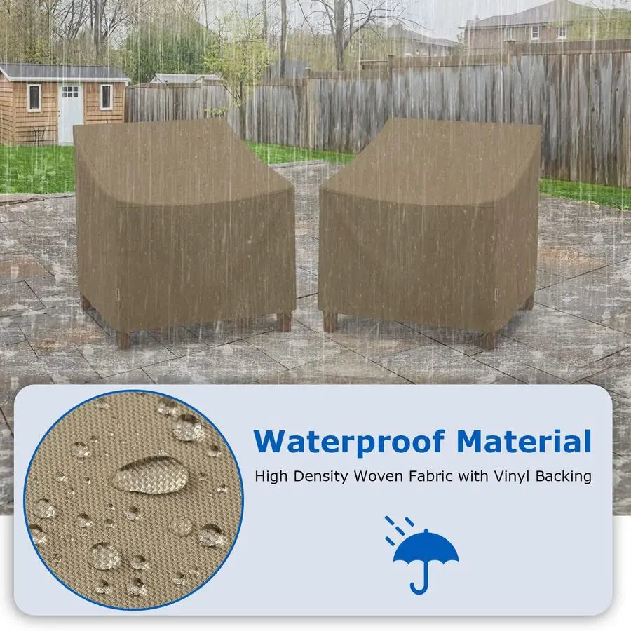 Heavy Duty Waterproof Outdoor Chair Covers For Patio Furniture