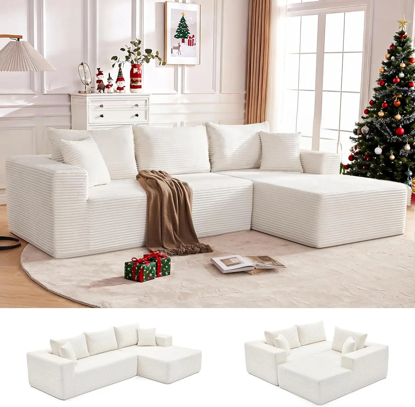 Cloud Sectional Sofa Modular Deep Seat Living Room