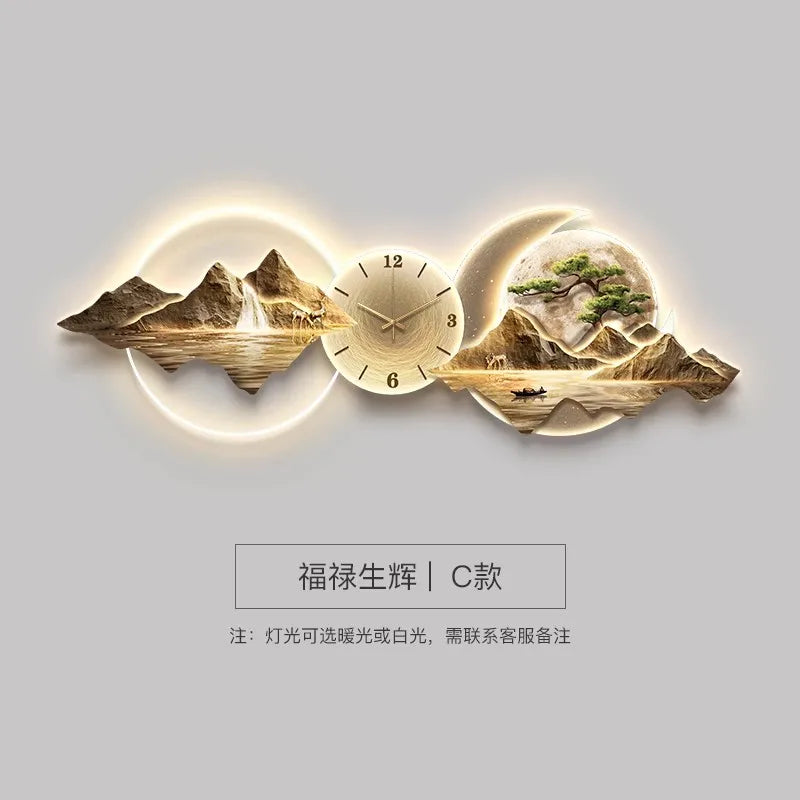 Luxury Minimalist Wall Clock Muraart For Living Room And Kitchen