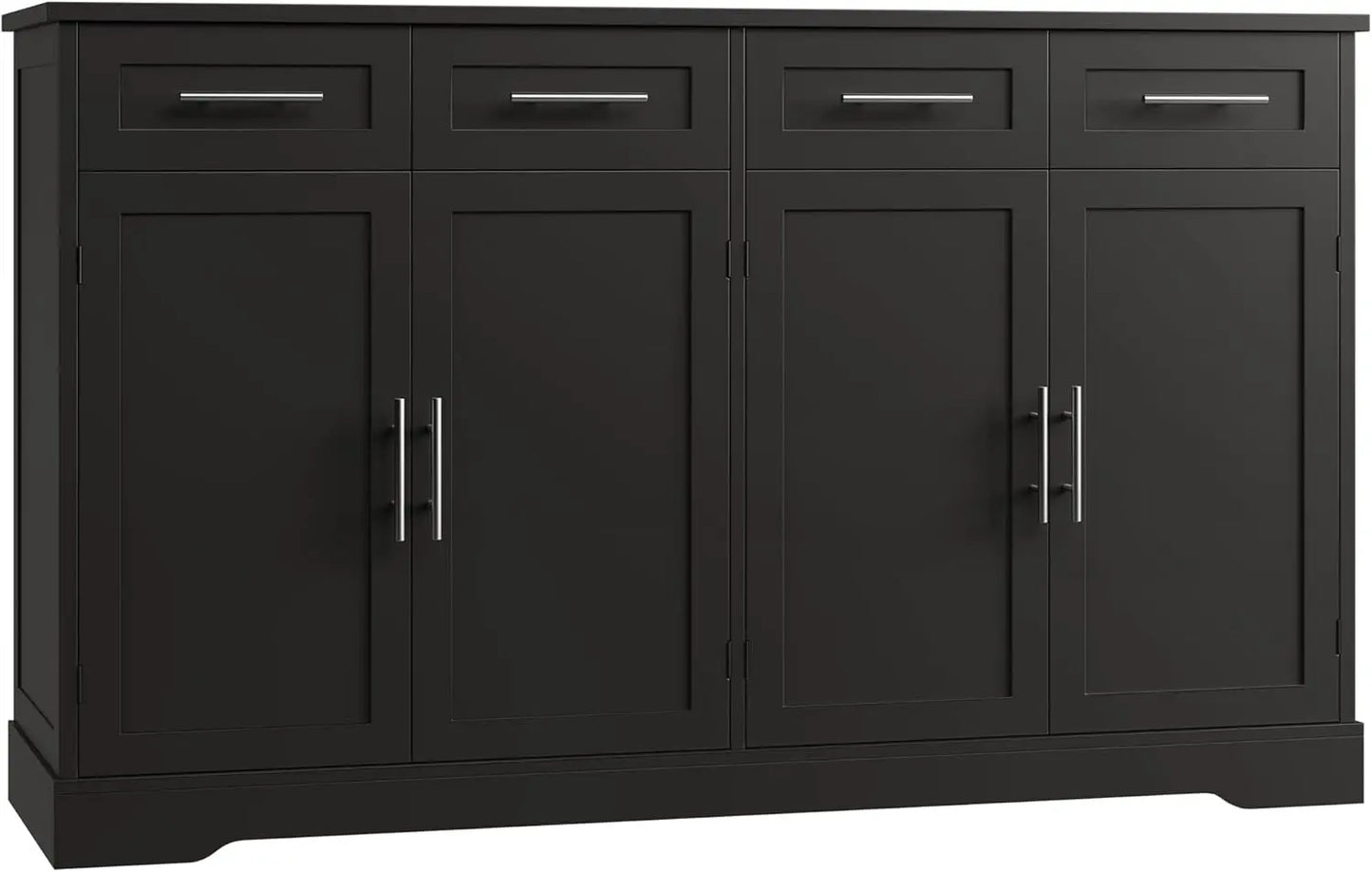Tongyue Modern Dining Buffet Sideboard with Four Drawers and Storage