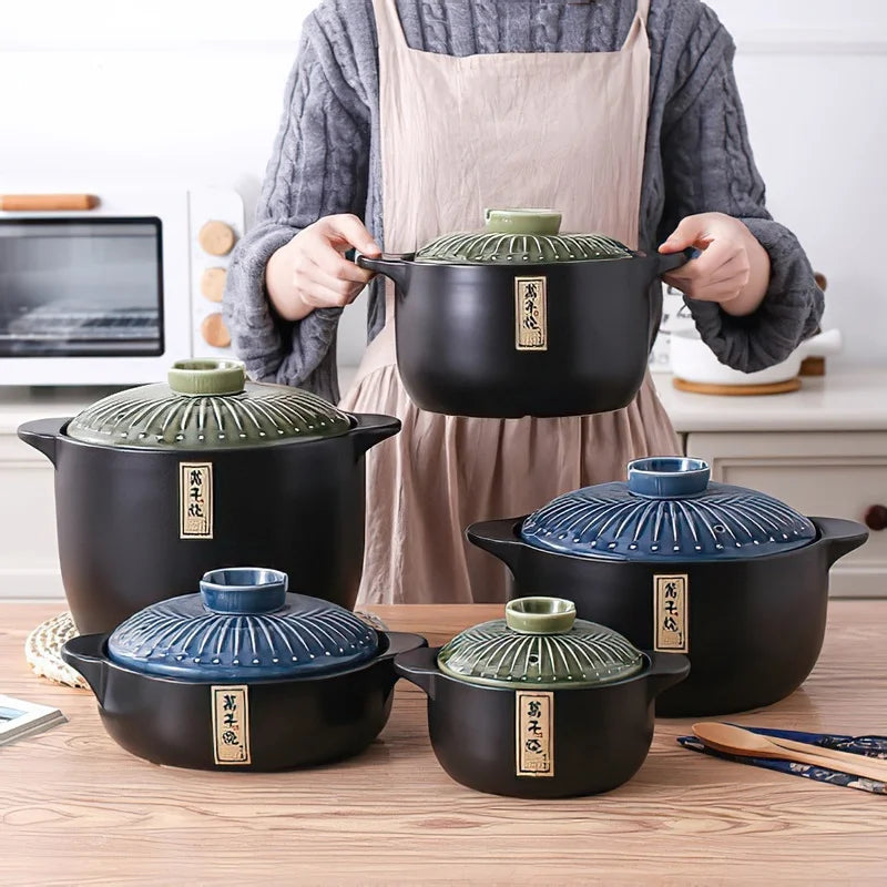 XINCHEN Ceramic Casserole Pot Eco Friendly Kitchen Cookware For Gas Electric Stoves