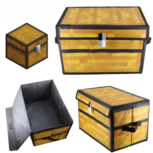 MineCraftion Chest Storage Box Capacity Foldable Dustproof Organizer