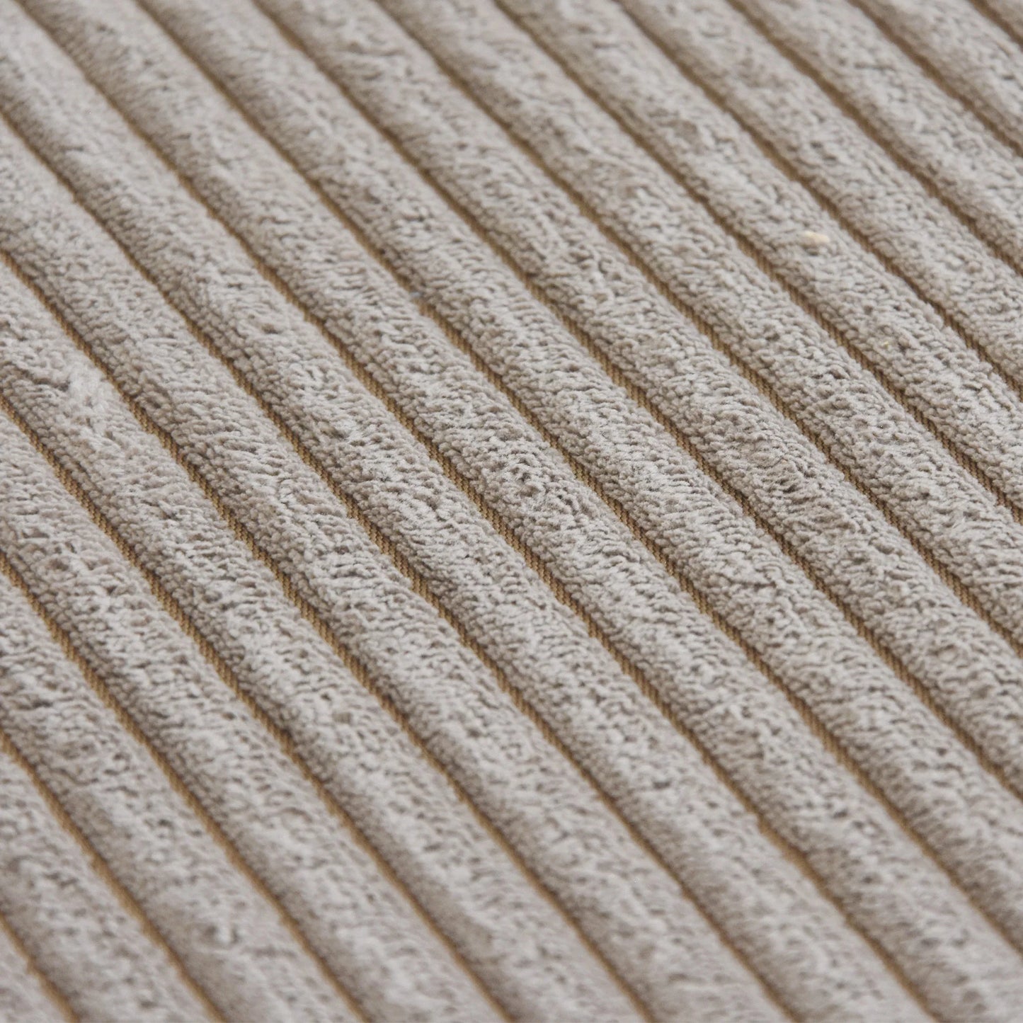 SdorensCN Ultra-Soft Corduroy Upholstery L-Shaped Sectional Sofa Chaise Pillow-Set