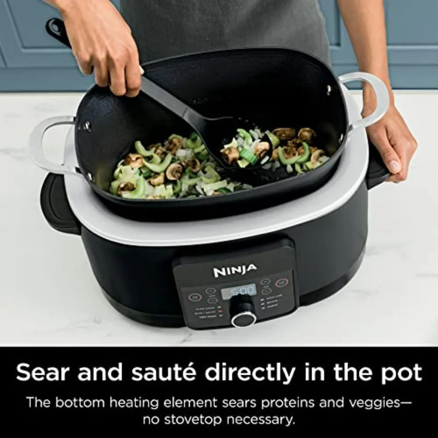 Iosn 12-In-1 PossibleCooker Plus Multi-Cooker With Glass Lid