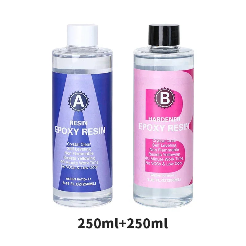 Crystal Clear Epoxy Resin Kit High Gloss For Coating And Casting Jewelry Making Projects