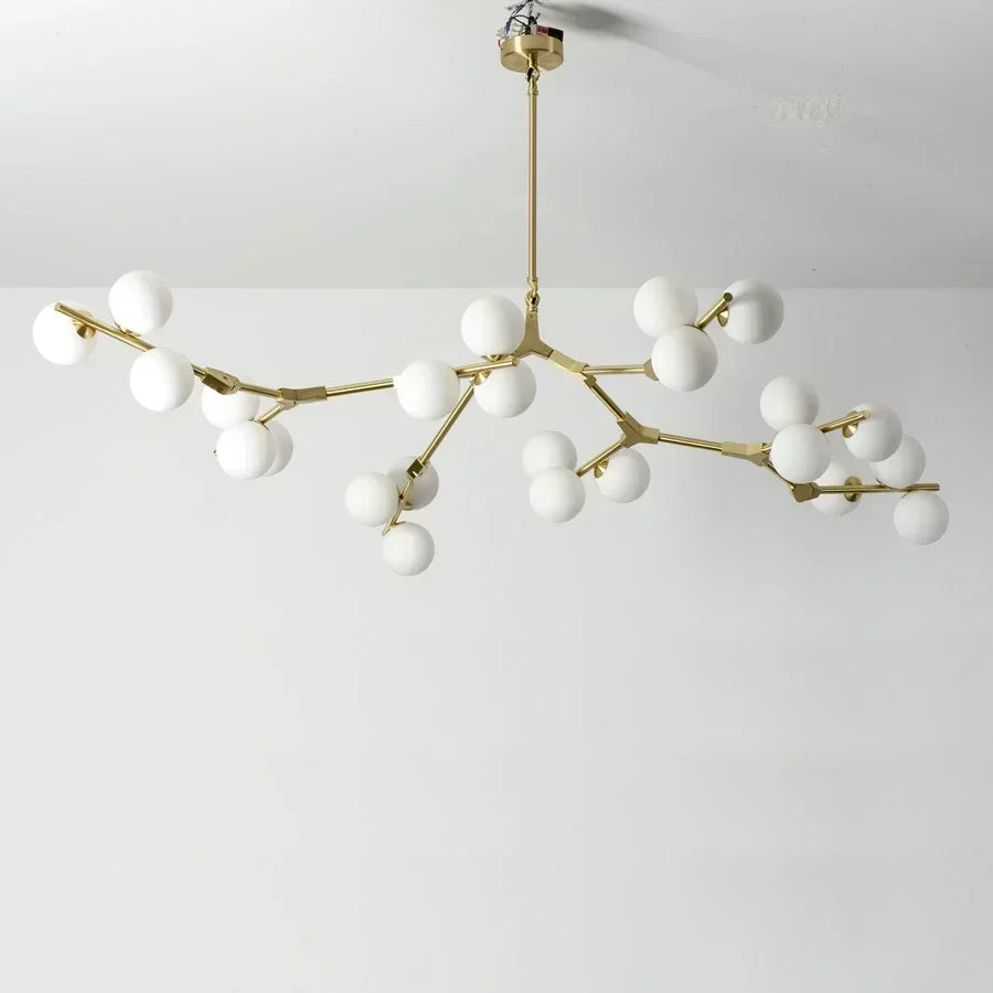 Todays Home Goods Glass Orbs LED Pendant Light Chandelier