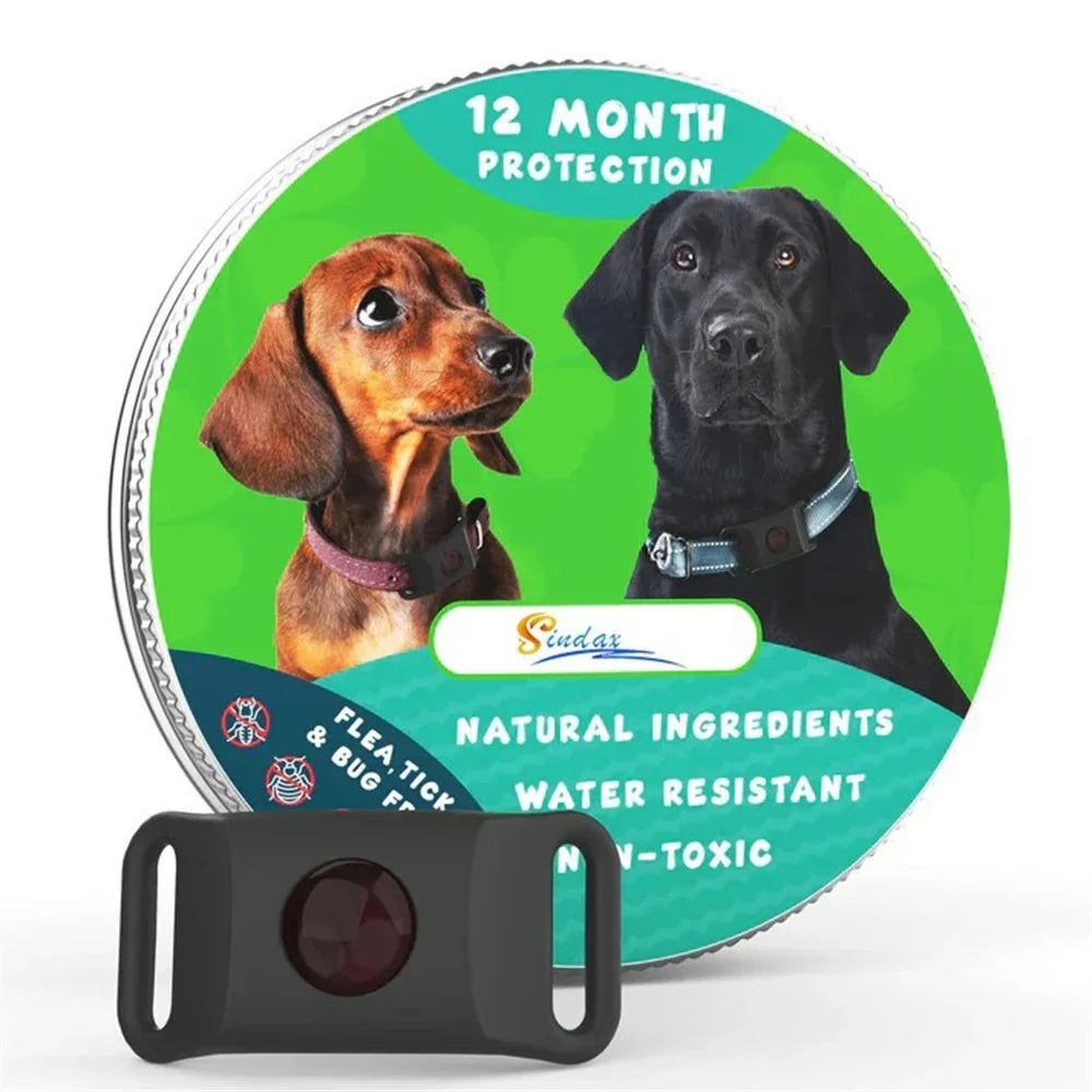 Natural Flea And Tick Pendant Collar For Dogs And Cats