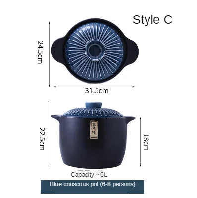 XINCHEN Ceramic Casserole Pot Eco Friendly Kitchen Cookware For Gas Electric Stoves