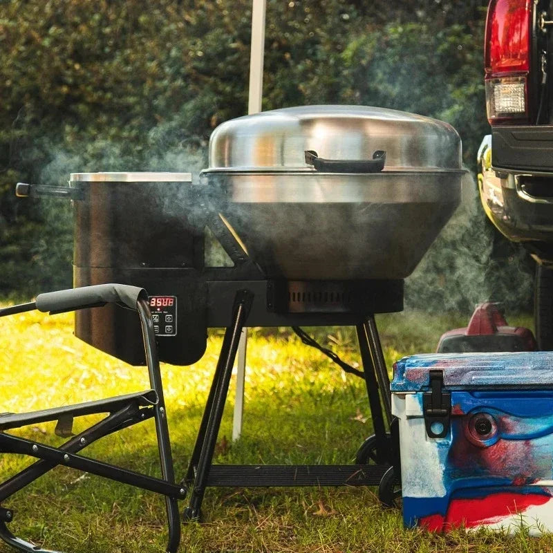 General Use RTB380 Bullseye Pellet GrillMasterPro Electric Smoker Outdoor Barbecuing