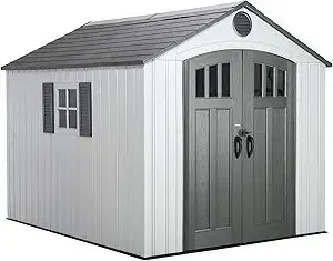 XMSJ Customizable Outdoor Storage Shed With Double Wall HDPE Construction