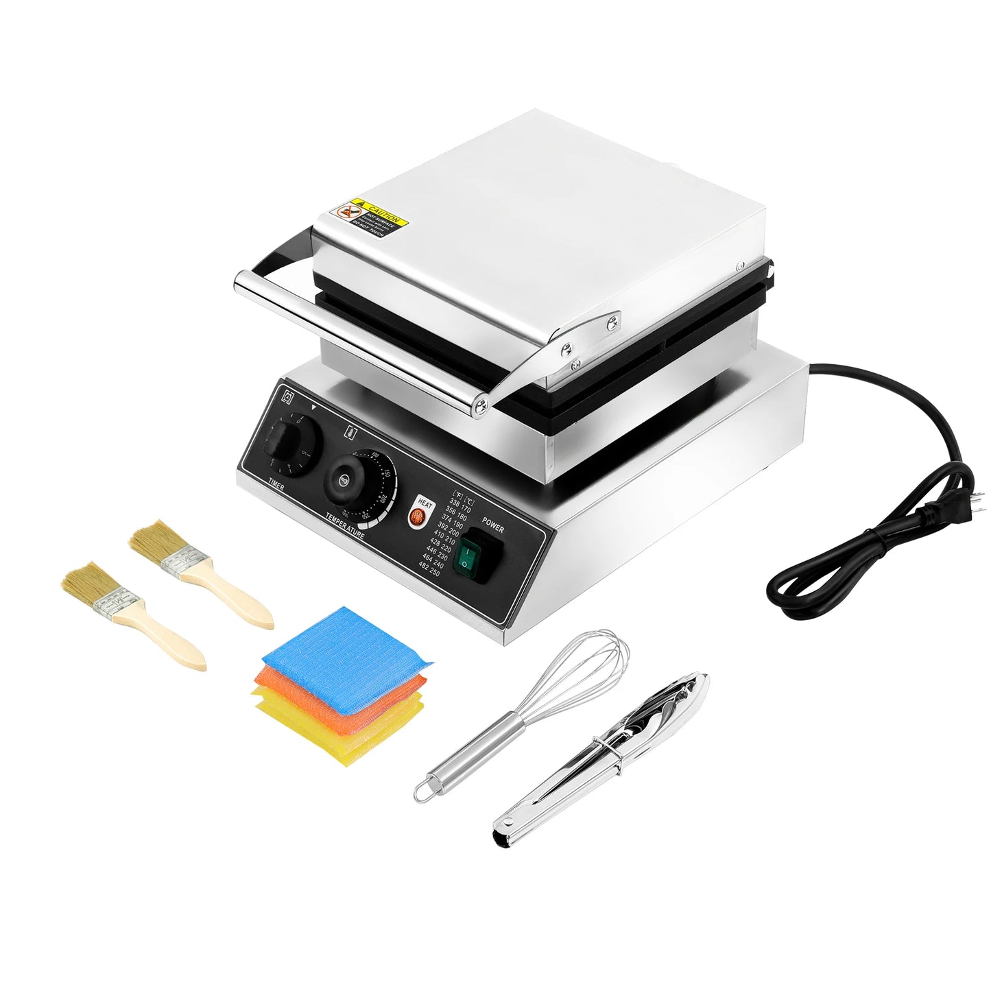 Sweetmile Commercial 4-Grid Electric Waffle Maker