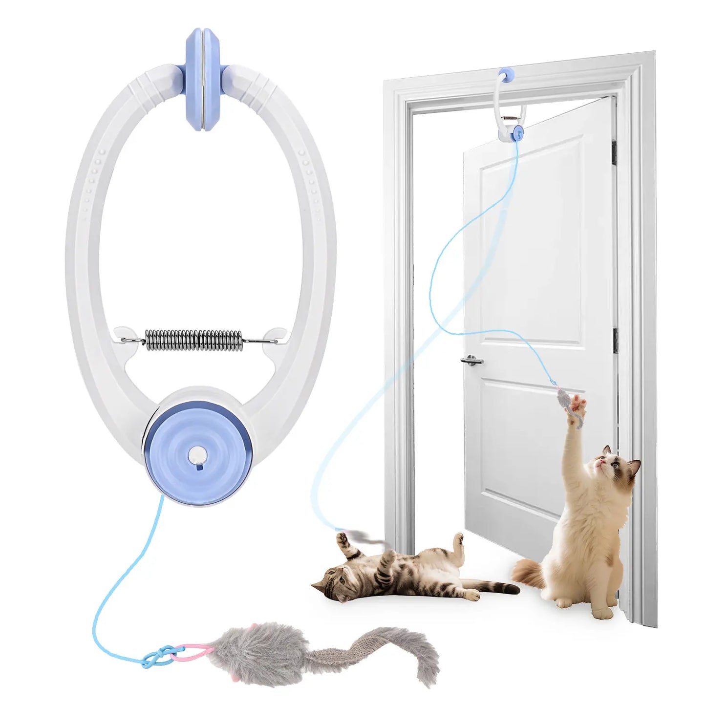 Cityflee Electric Doorway Suspended Cat Toy USB Rechargeable Interactive Automation